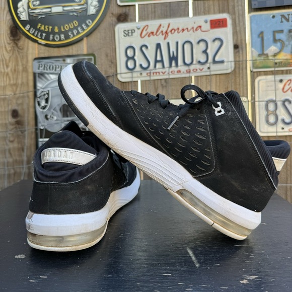 Jordan Flight Origin 4 Black/White Sneakers Men's Shoes 921196-001 New Size 12‎ - Picture 5 of 8
